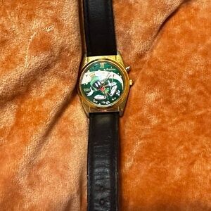 Vintage Marvin Martian watch. Plays looney tunes melody